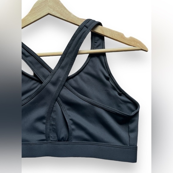 ADIDAS - Deep Grey Crossback Sports Bra - Picture 3 of 9